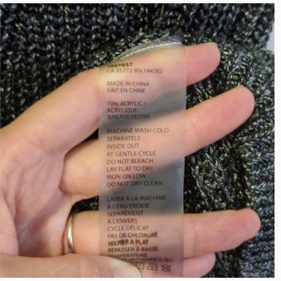 Dex Black Metallic Sleeveless Sweater - Picture 6 of 6